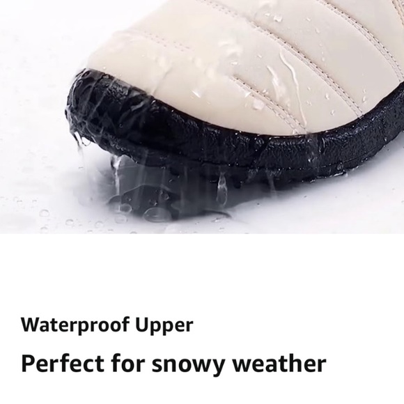 GO Comfy Memory Foam Slipper Plush Fleece Lined Shoe Size 43 EU Beige Black NEW - Picture 13 of 14